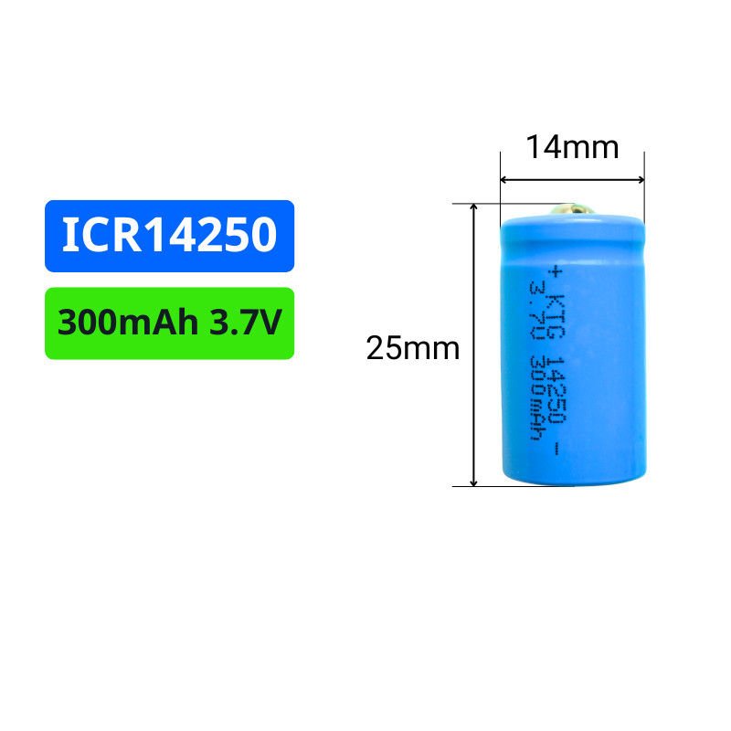 Pin sạc 14250 3.7V 300mAh dùng cho đèn laze