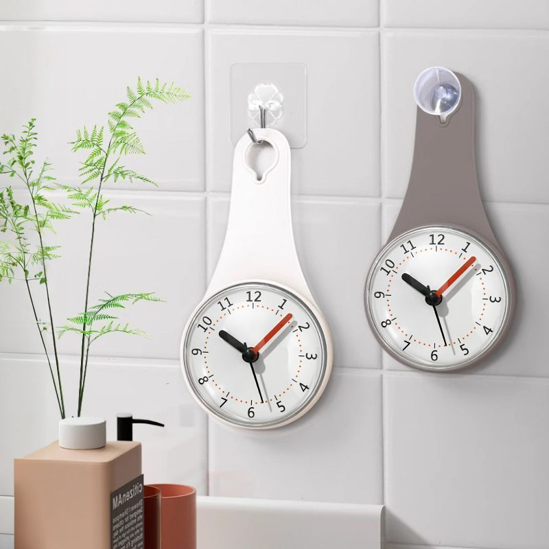 New Product#Other brands' simple modern battery-operated single-sided quartz clocks-Waterproof Silen