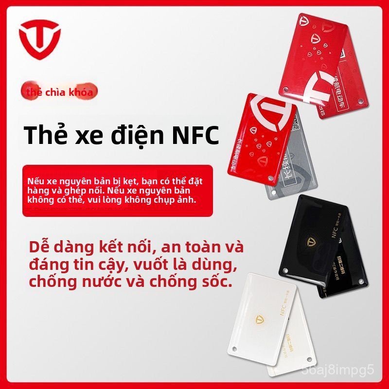 Thẻ NFC xe điện Tailing chính hãng, mở khóa thông minh, kết nối ổn định