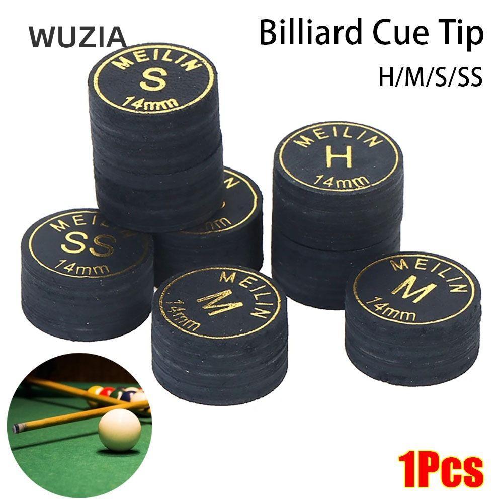 WUZIA 1 Cái Đầu Billards, H / M / S / SS 14mm Billards Cue Tips, Snooker Pool 9 Lớp Cực Phụ Kiện Sửa