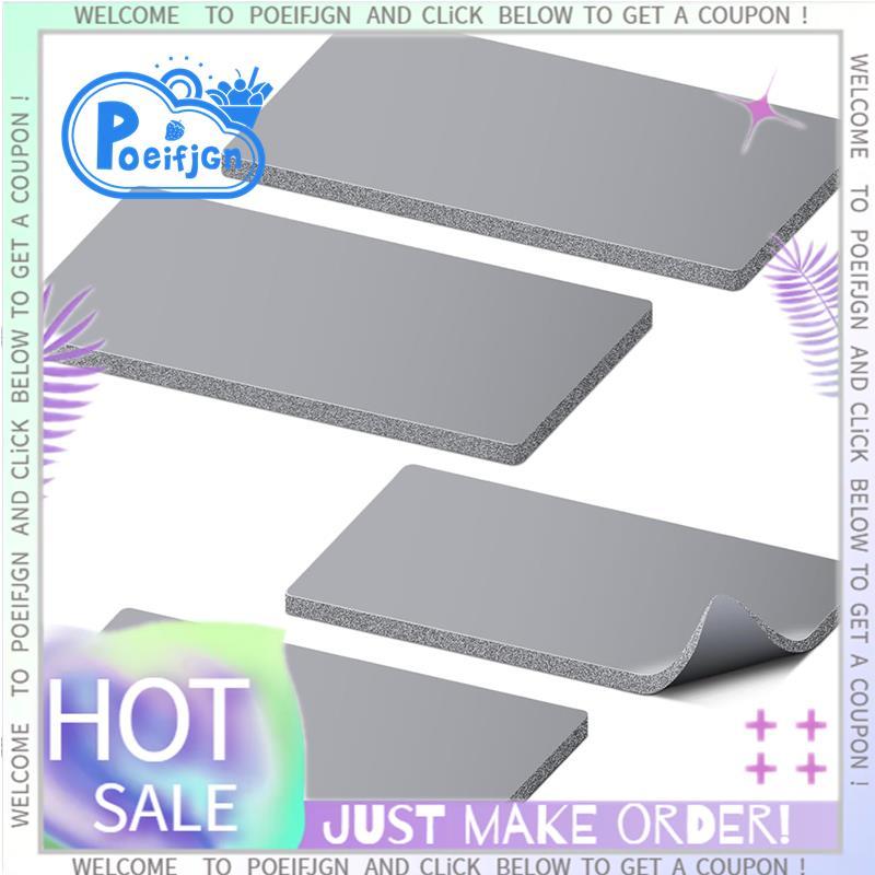 Hat Press-Phụ kiện - 4 chiếc Silicone Heat Press-Pad, 2 kích cỡ (7.87x3.35Inch + 6,50x2,60Inch), dùn