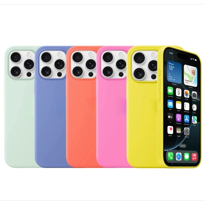 YyyyOficial Liquid Silicone Case Cho IPhone 16 16 Pro Max Camera Điều Khiển Cho Magsafe Liquid Silic
