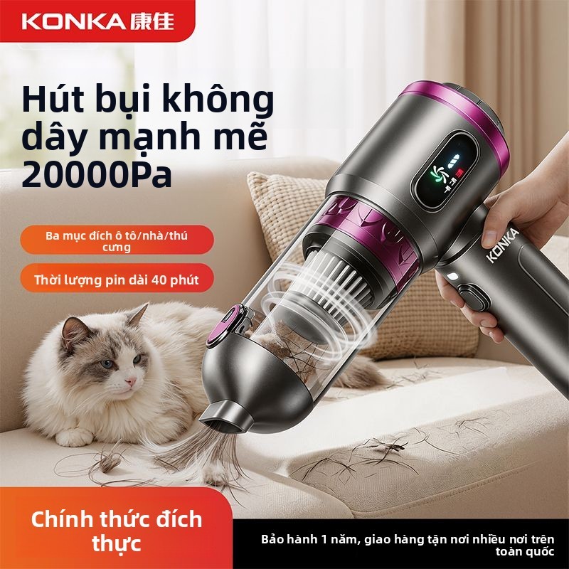 Máy hút bụi Konka ô tô gia đình êm ái lực hút lớn