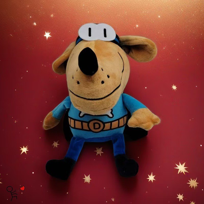 Detective Dog Adventure Series Đồ chơi sang trọng - Búp bê hoạt hình Dog Man cho trẻ em