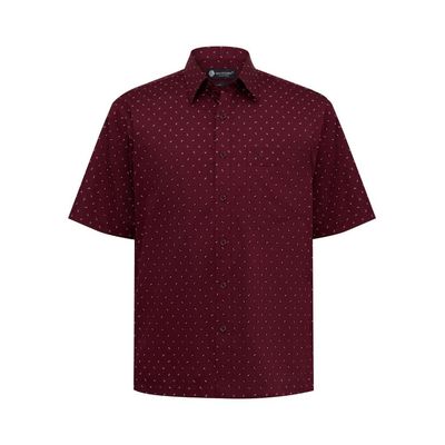 Áo sơ mi tay ngắn vạt ngang SAN SCIARO vải Cotton form REGULAR SS00000069