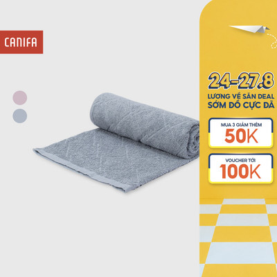 Khăn tắm cotton 120x65cm CANIFA chất liệu mềm mại 9HA26A001