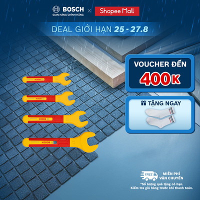 Bộ cờ lê cách điện VDE 4 món Bosch chất lượng chuẩn Đức