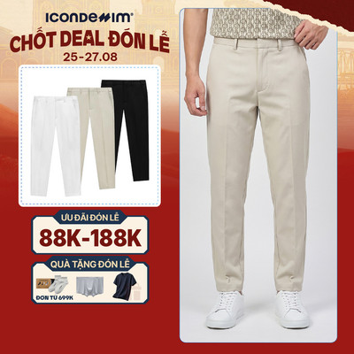 Quần Tây Nam ICONDENIM Zenith Form Slimfit QTID0089