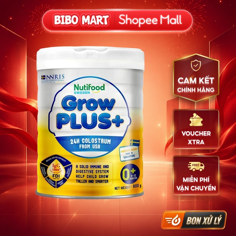 [LIVE] Sữa GrowPLUS+ Sữa Non Vàng lon 800gram - BM001.2