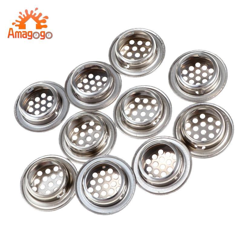 Amagogo 10 Cái Hình Tròn Nhà Bếp Lưới Lọc Lỗ Louver Cover