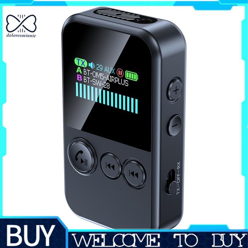 CLIP-on 3.5mm AUX TF Dual Stream Bluetooth 6.0 Bộ thu phát âm thanh Bộ chuyển đổi không dây cho TV P