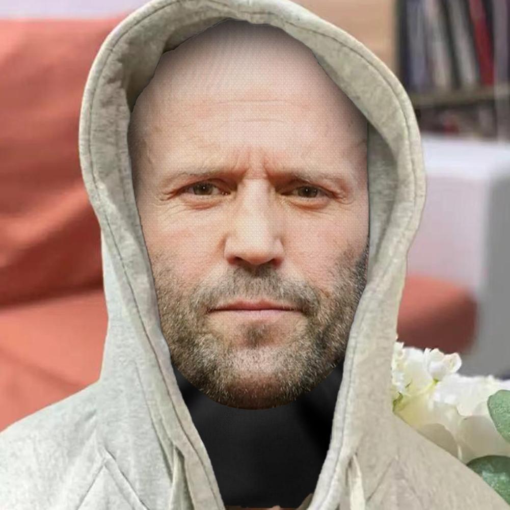 Jason Statham 3d In Full Face Mask Cosplay Diddy Kanye Mask Người Nổi Tiếng Ngụy Trang Mặt nạ ngộ ng