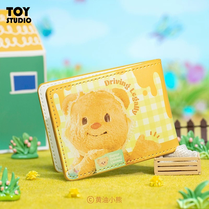 Butterbear Butterbear Người Lái Thẻ Chứng Minh Thư Chủ Thẻ Hoạt Hình Cô Gái Xe Ô Tô Giấy Phép Bảo Vệ