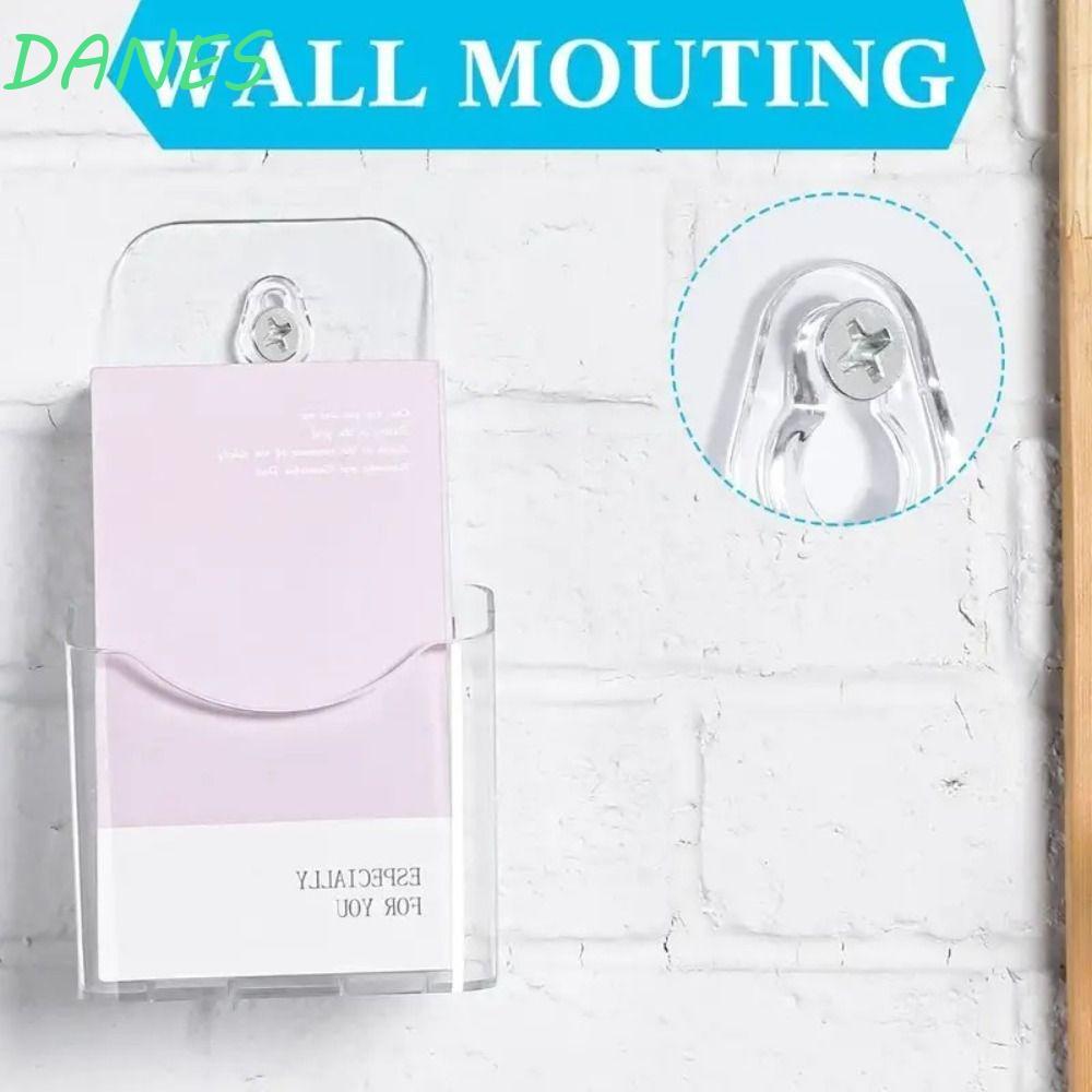 FRBFRB A6 Brochure Holder, Mặt bàn Acrylic Pamplet Holder, Văn học Nhựa Trong Suốt Treo Tường Nữ