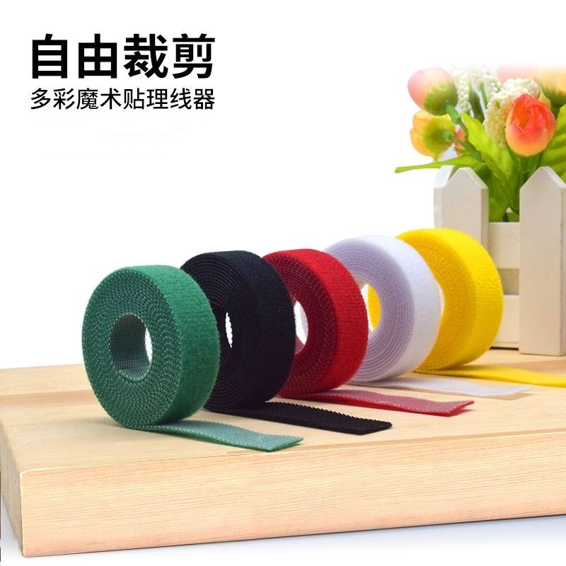 Lưu trữ cáp dữ liệu Nhật Bản Công cụ tiện dụng Velcro Cable Tie Cable Organizer Harness Cable Organi
