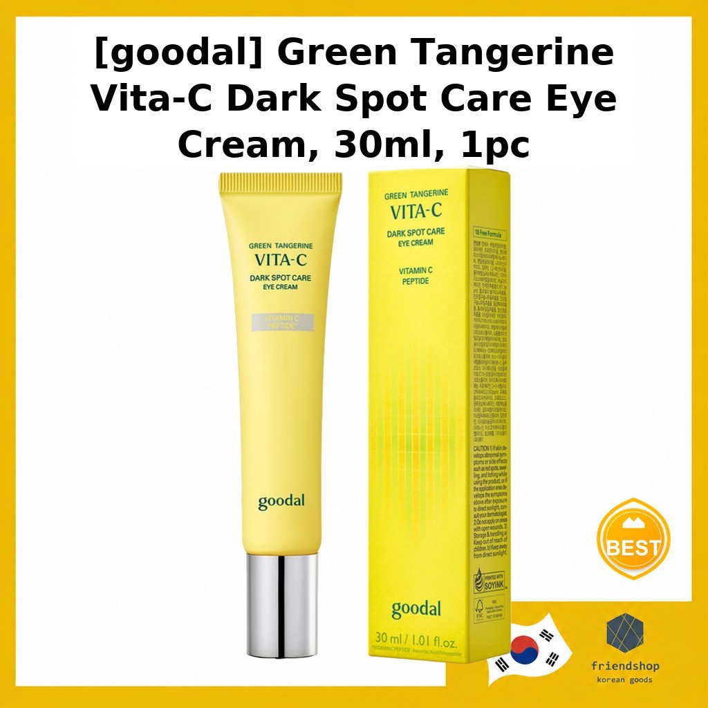 [goodal] Kem dưỡng mắt Green quýt Vita-C Dark Spot Care, 30ml, 1pc / Kem mắt Hàn Quốc của Huns Mall