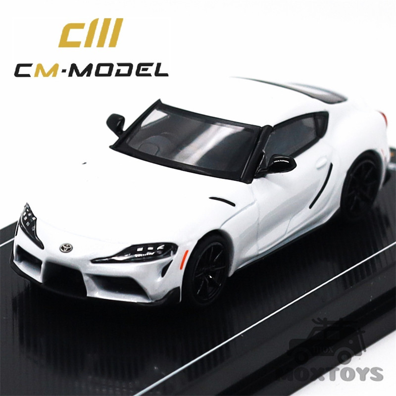 CM MODEL 1: 64 Supra Pearl White Diecast Model Car