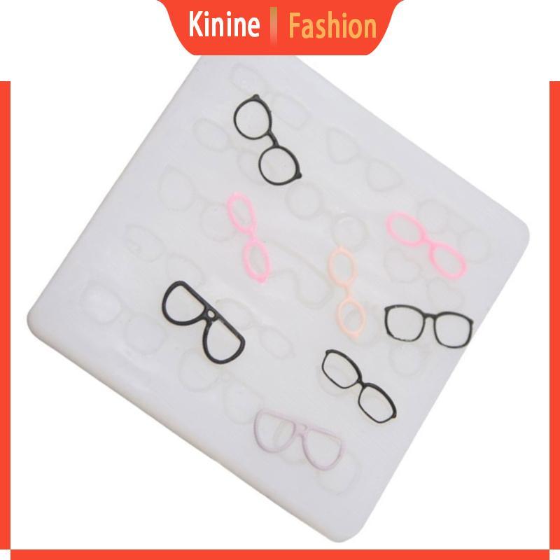 KIN Đất Sét Mềm Búp Bê Mặt Kính Khung Khuôn Silicon Thủ Công Khuôn Silicon Đất Sét Mềm Búp Bê Mặt Nh