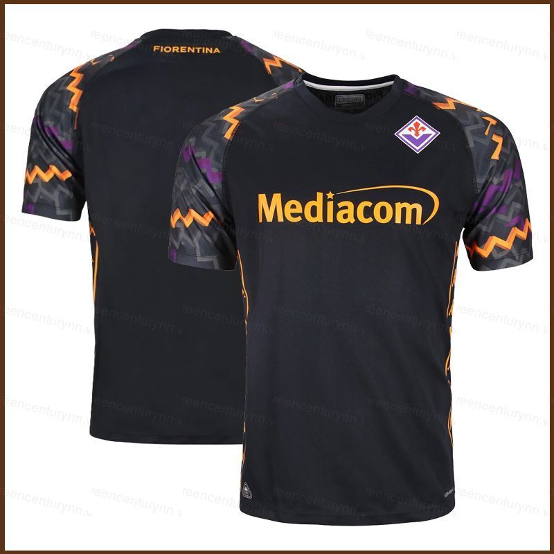 2024-2025 Serie A ACF Fiorentina GK Áo sân khách Trẻ em Người lớn Áo thun bóng đá Plus Size