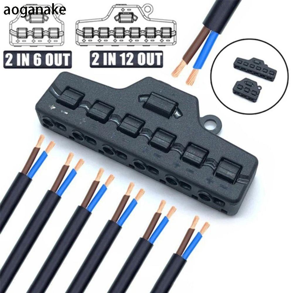 Khối đầu cuối điện AOGANAKE, Bộ chia đầu nối dây điện áp không đổi 1 trong 6, Loại song song chuyên 