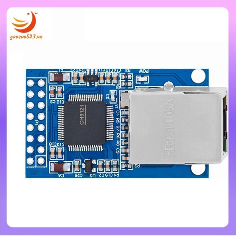 [gaozuo523.vn] Mô-đun chuyển đổi TTL sang Ethernet CH9121 10 / 100Mbps, Cổng nối tiếp RS232 RS485 ch