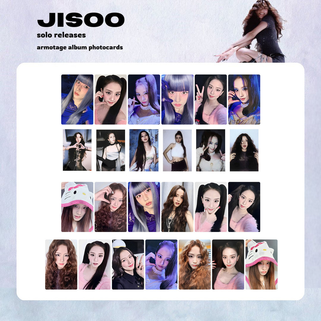 BLAPINK Pink Kim jisoo jisoo Mini Thẻ đặc biệt AMORTAGE Thẻ ảnh #REN921#