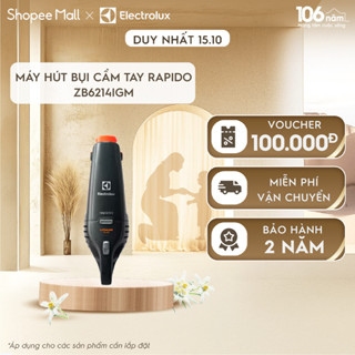 Máy hút bụi cầm tay Electrolux 14.4V ErgoRapido ZB6214IGM, Hiệu suất hút mạnh mẽ