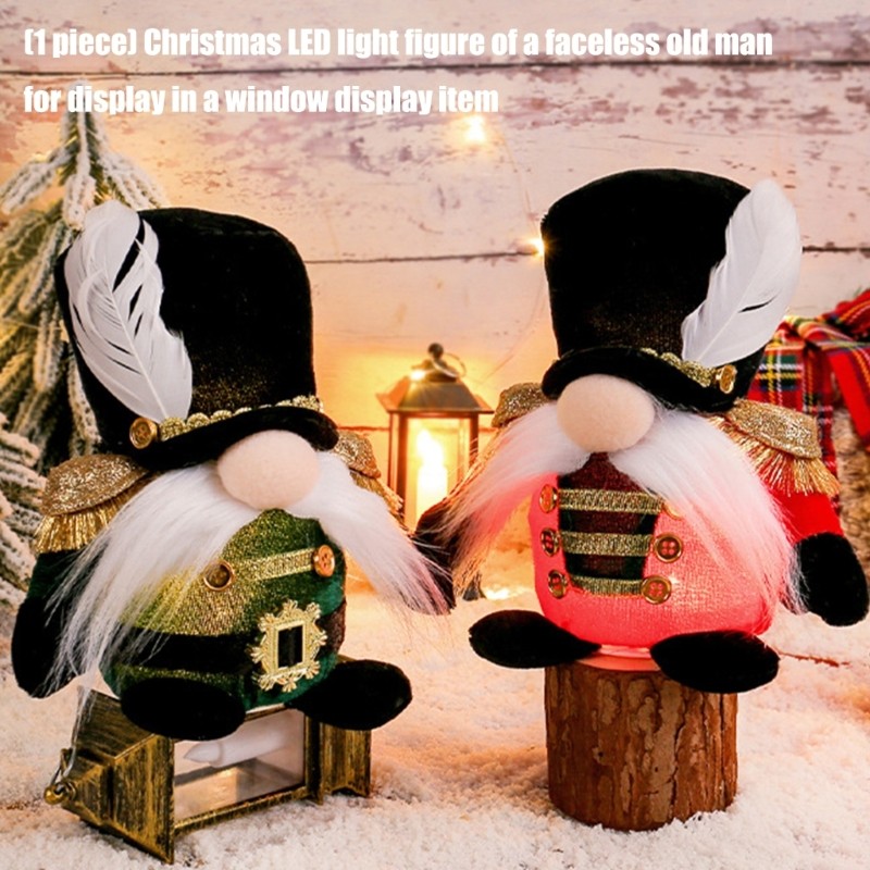 Yu Giáng Sinh Gnomes Búp Bê Elf Lùn Nhồi Bông Gnomes Giáng Sinh Sang Trọng Gnomes Trang Trí