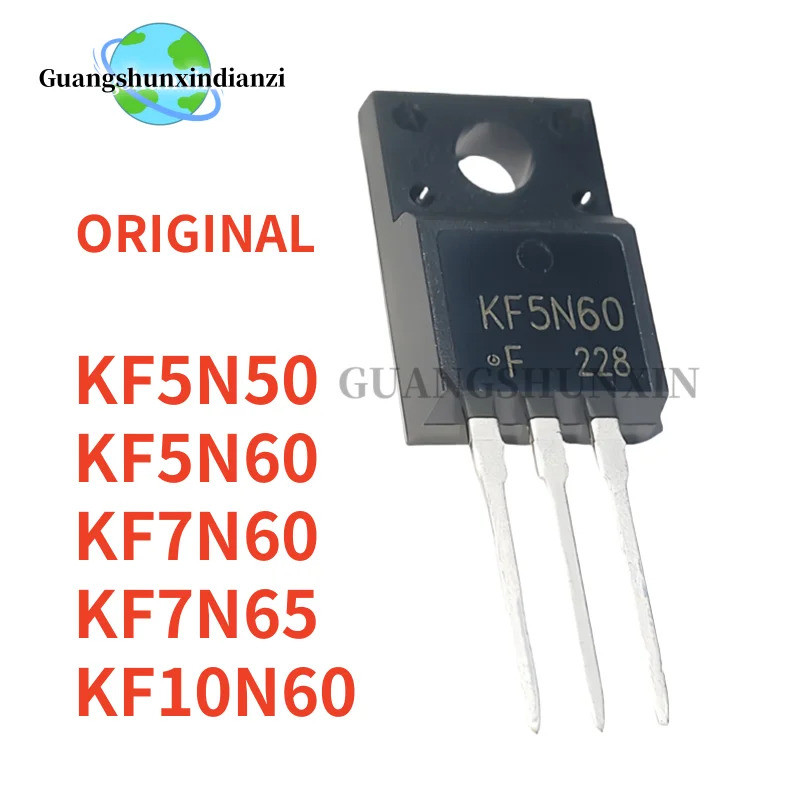 5 Chiếc KF5N50 KF7N60 KF7N65 KF10N60 KF5N60 TO-220F 5N50 7N60 7N65 10N60 5N60 Hiệu Ứng Trường Transi