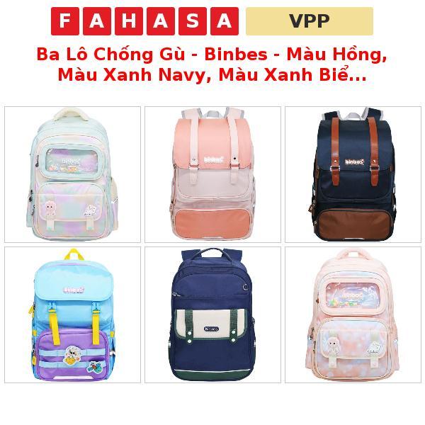 Ba Lô Chống Gù - Binbes - Màu Hồng, Màu Xanh Navy, Màu Xanh Biển, Màu Xanh Navy, Màu Hồng, Màu Xanh 