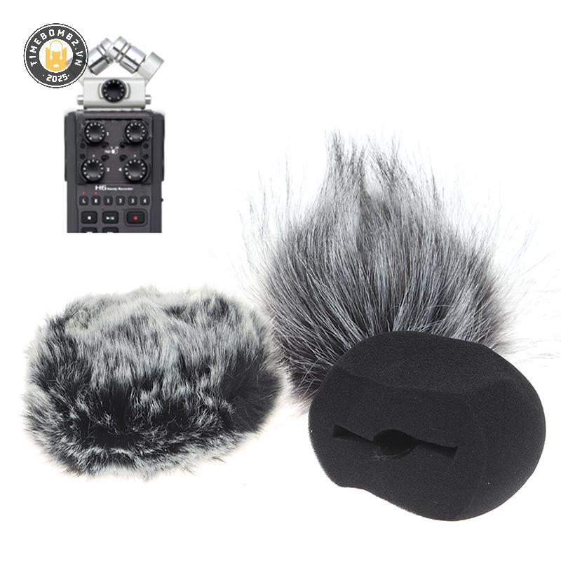 {TB & Bag} 1 Tấm che gió bằng bọt cho micrô ghi âm ZOOM H5 H6.