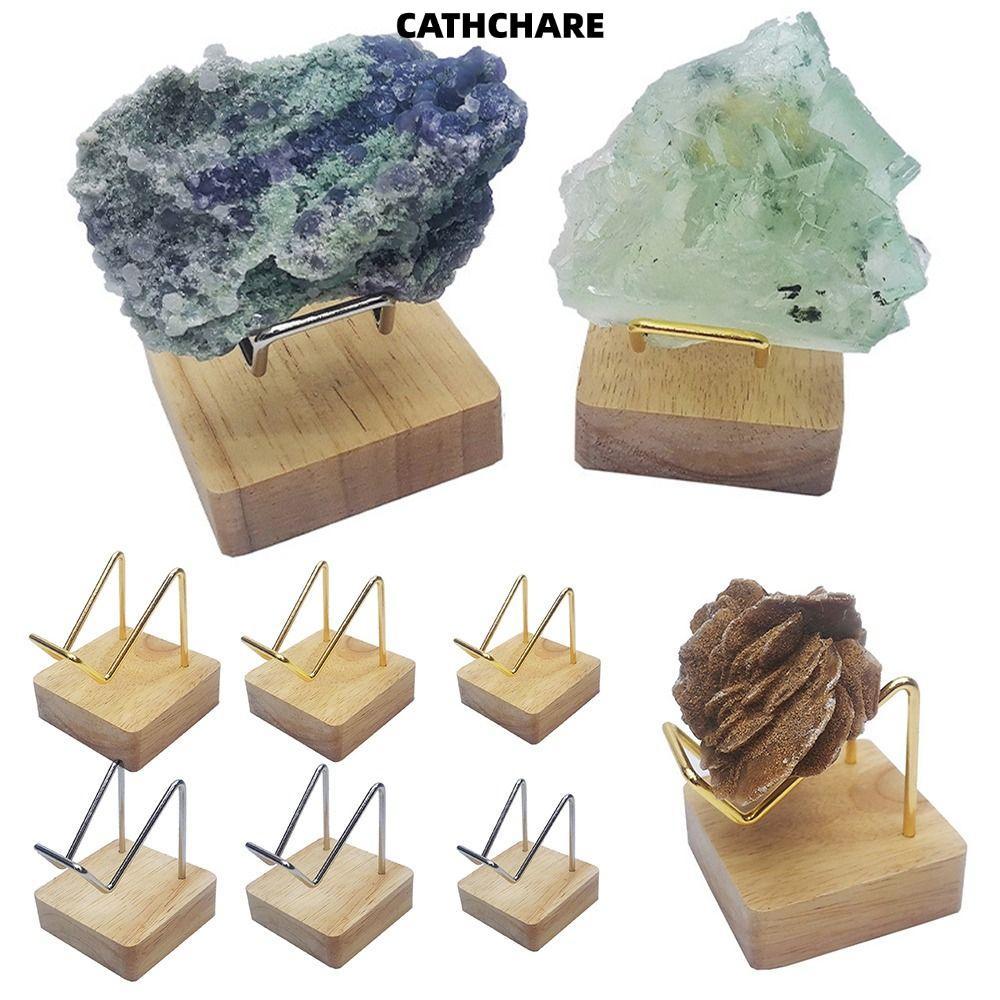 CATCHARE294 Giá đỡ bóng pha lê, Đạo cụ chụp ảnh Đá mã não Đế bóng pha lê, Sáng tạo Thủ công bằng gỗ 