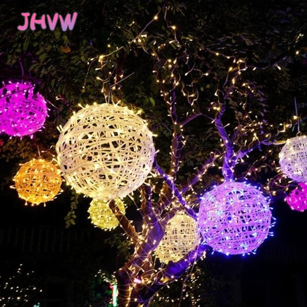 JHVW Festoon Mây Bóng Đèn, Bóng Mây 20 / 28CM Trang Trí Sân Vườn Đèn Treo, 220V LED Ramadan Festoon 