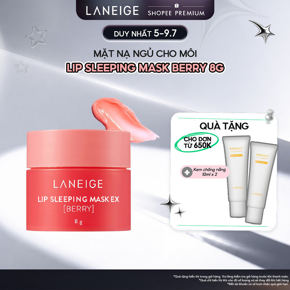 Mặt nạ ngủ cho môi Laneige Lip Sleeping Mask Berry 8g