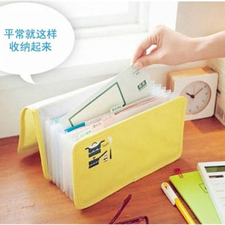 New Product#A5Receipt holder, bill storage bag, multi-layer bank and home document storage bag, VAT 