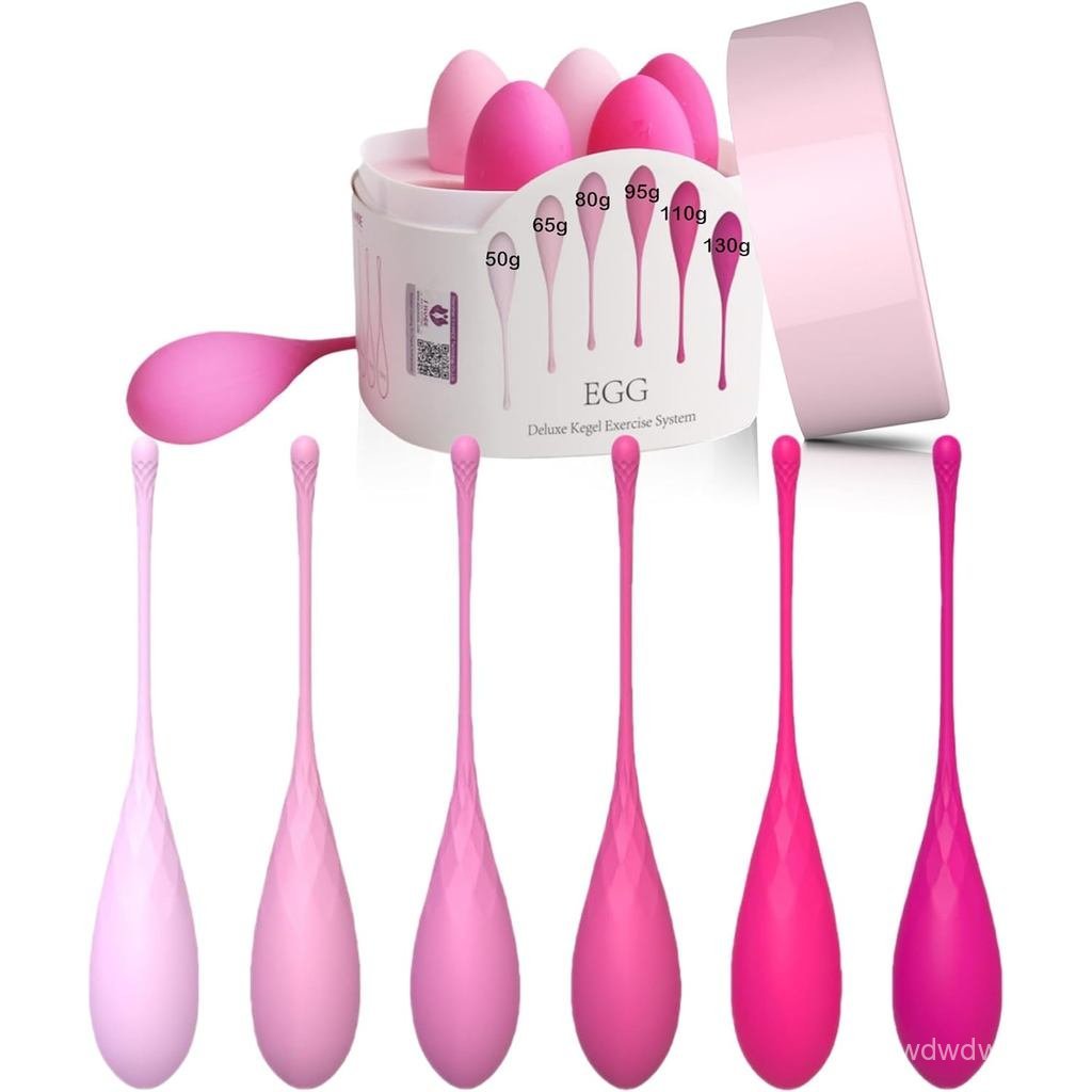 Bộ 6 món Bộ tập Kegel cao cấp, Trọng lượng kiểm soát thể thao Kegel, Thiết kế tích hợp, Hệ thống thể