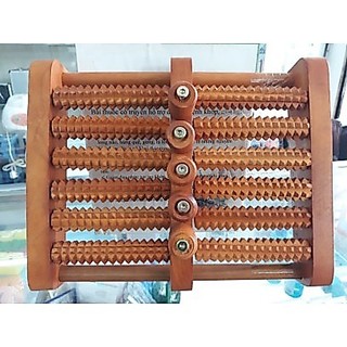 DỤNG CỤ LĂN - MASSAGE CHÂN BẰNG GỖ