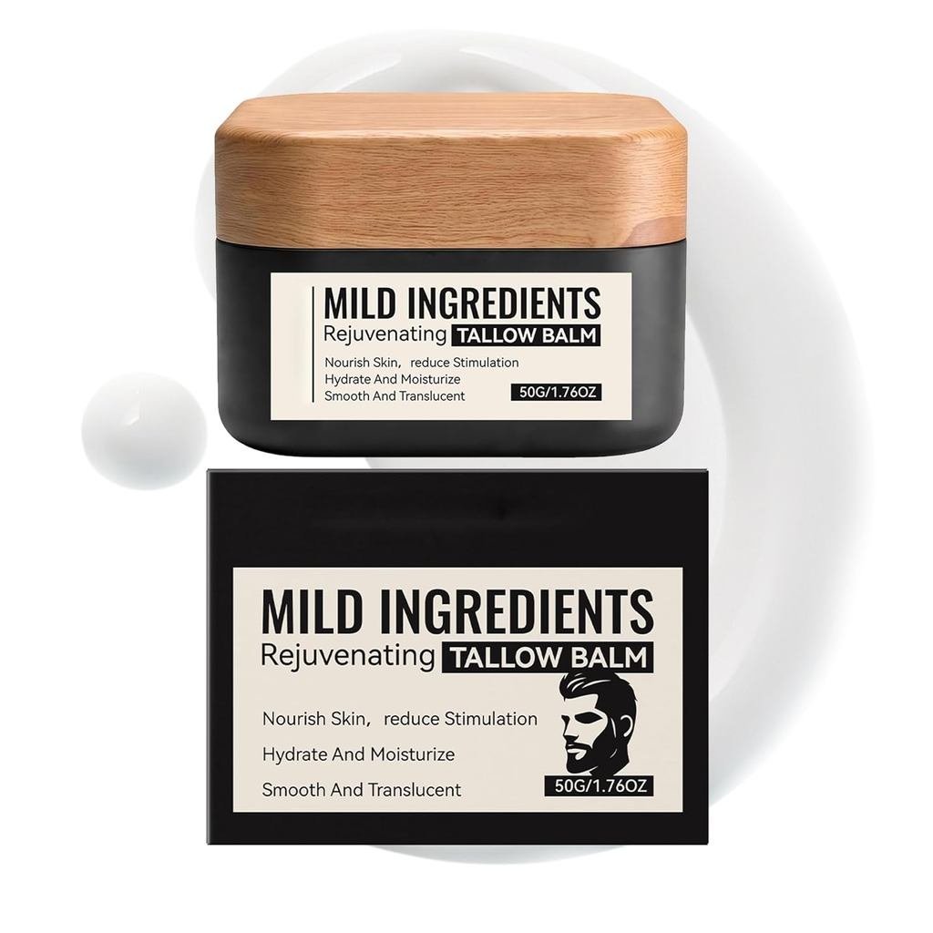 FaceMoisturizerforMen, FaceDeeplyMoisturizeandReviveDry, DailyFaceLotionwithTallowandGlycerin, Men '