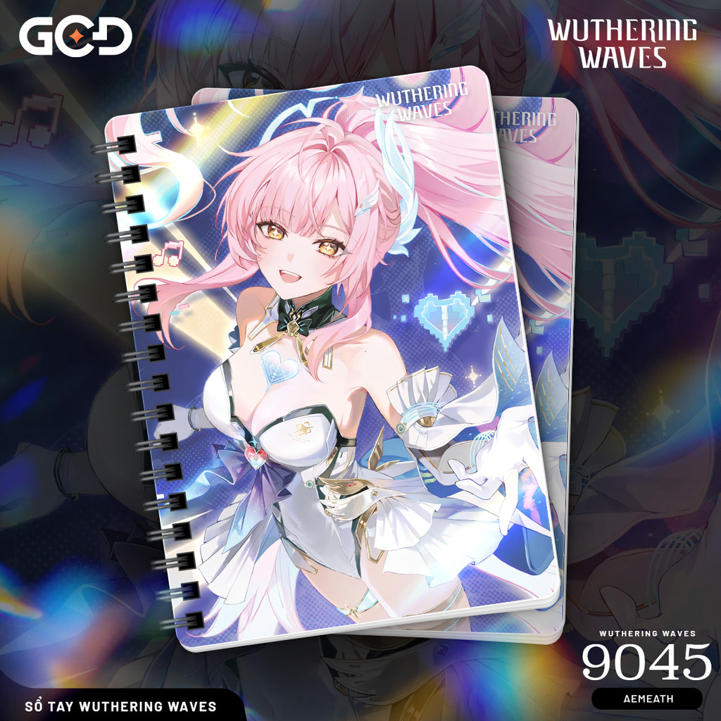 GCD Shop | Bộ sưu tập Sổ tay Aemeath Wuthering Waves +AURORA cực kỳ đẹp