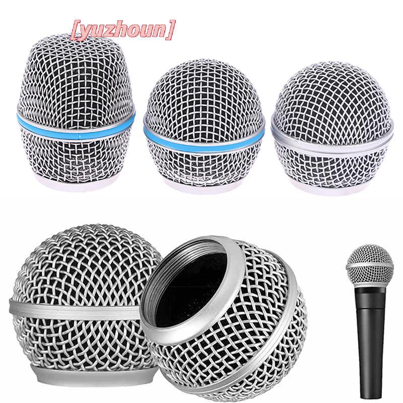 [yuzhoun] Đầu thay thế micrô Lưới thép Micro cầm tay Đầu lưới nướng phù hợp với Shure Beta 57A 58A 8