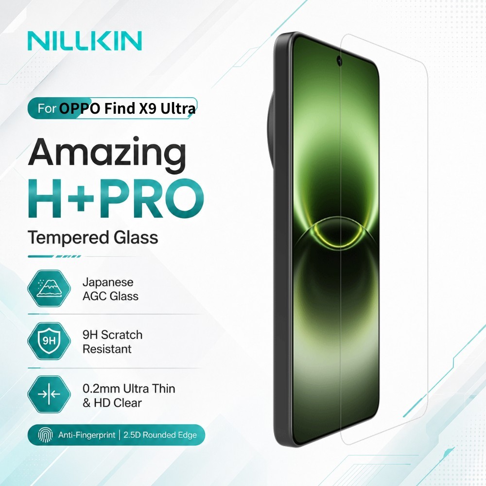 NILLKIN Kính Cường Lực Cho OPPO Find X9 Ultra Pro Chống Glare Chống Trầy Xước 9H Trong Suốt FM5000