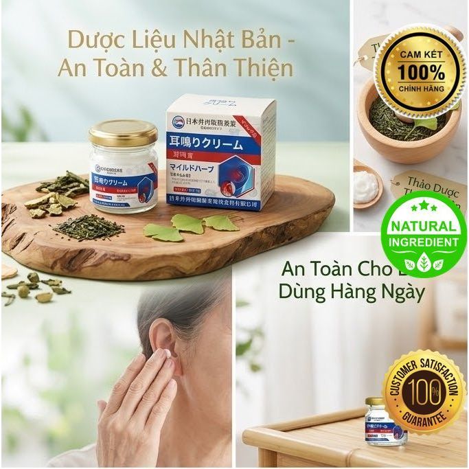 Cao Thảo Dược Nhật Bản, Bôi Tai Ù, Tai Vo Ve, Thính Lực Yếu_GIÁ SOCK LẮM|G