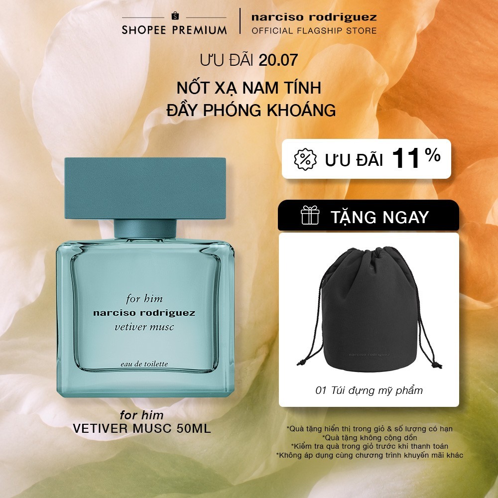 Nước hoa nam Narciso Rodriguez For Him Vetiver Musc 50ml
