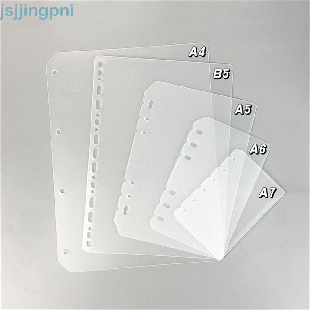 JSJING Notebook Divider Matte Students Board Page A5 A6 A7 B5 A4 Bộ chia giấy bên trong trong trong 