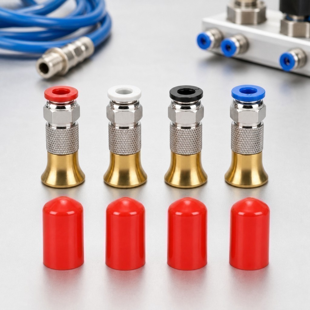 4 Miếng PC4-M6 Lắp Push-Fit PC4-M6 Phụ Kiện Ống Khớp Nối Độ Cứng Cao Phụ Kiện Nhanh Chống Rò Rỉ