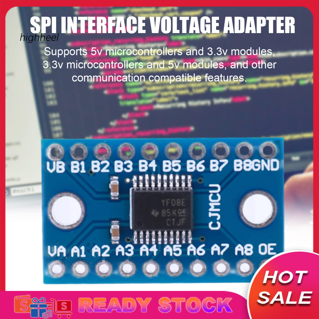 [Sẵn sàng] Bộ chuyển đổi điện áp giao diện Spi Level Shifter Module Adapter Txs0108e Bộ chuyển đổi m