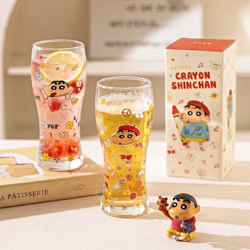 [Nội trợ hiện đại & Crayon Shin-Chan] Crayon Shin-Chan Thủy tinh Crayon Shin-Chan Bia Thủy tinh Nước