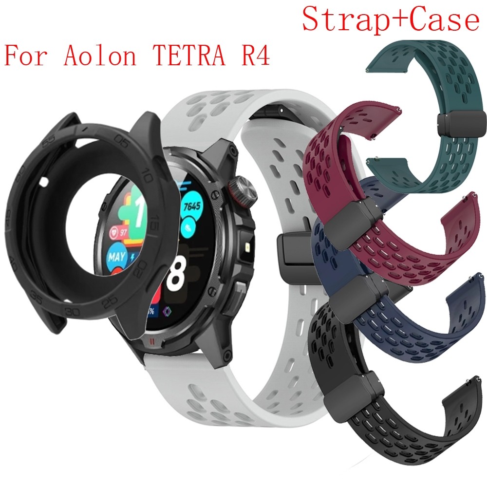 Dành Cho Aolon TETRA R4 Ốp Lưng Màn Hình Protectiv Dây Đeo Tay Thể Thao Mềm Cho Aolon TETRA R4 Bao V