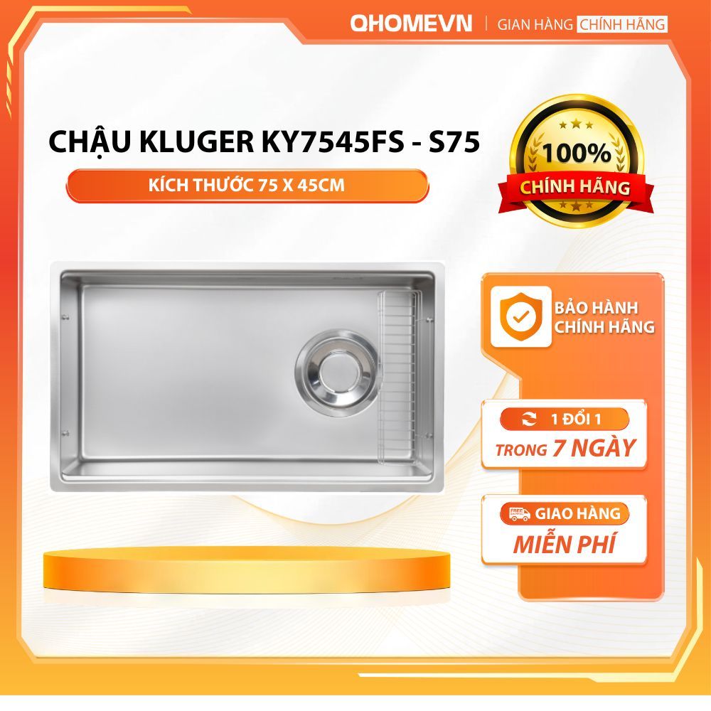 Chậu rửa bát Kluger KY7545FS – S75 | Hàng chính hãng