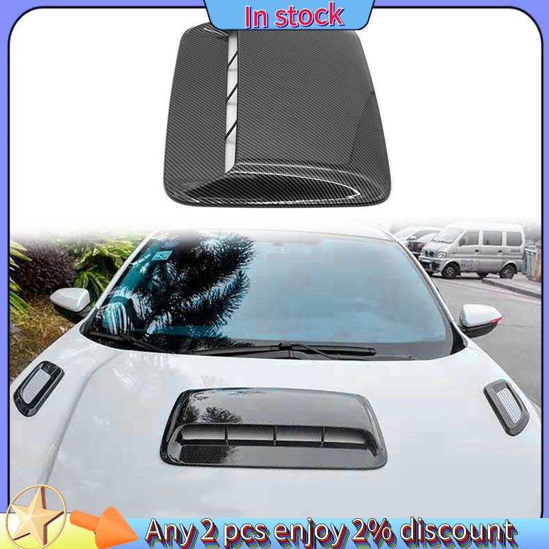 Còn hàng-Car Universal Hood Vent Air Outlet Cover cho Hood Scoop Air Intake Vent Cover